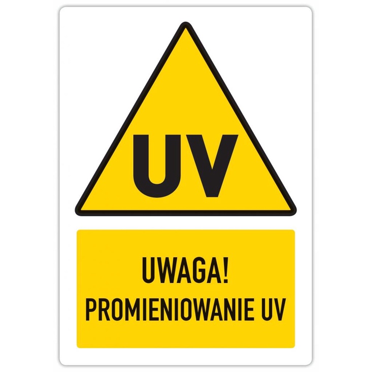 Promieniowanie UV Naklejka 74x105 Mm 1 Szt Shopee Polska