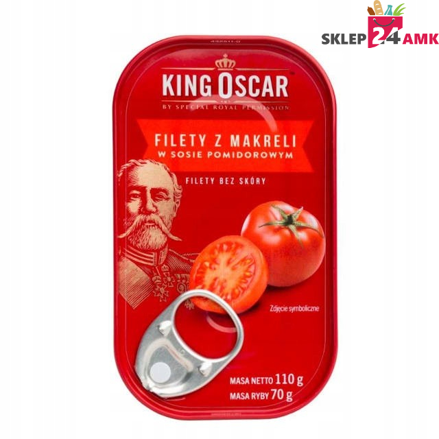 King Oscar Filety Z Makreli W Sosie Pomidorowym Shopee Polska