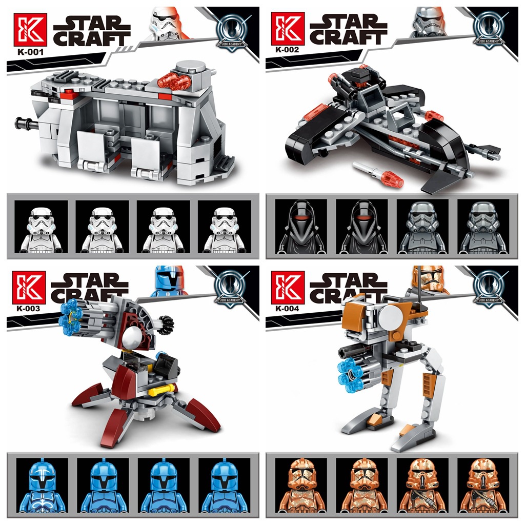 Kompatybilny Z Lego Star Wars Stormtrooper Transporter Zmontowany