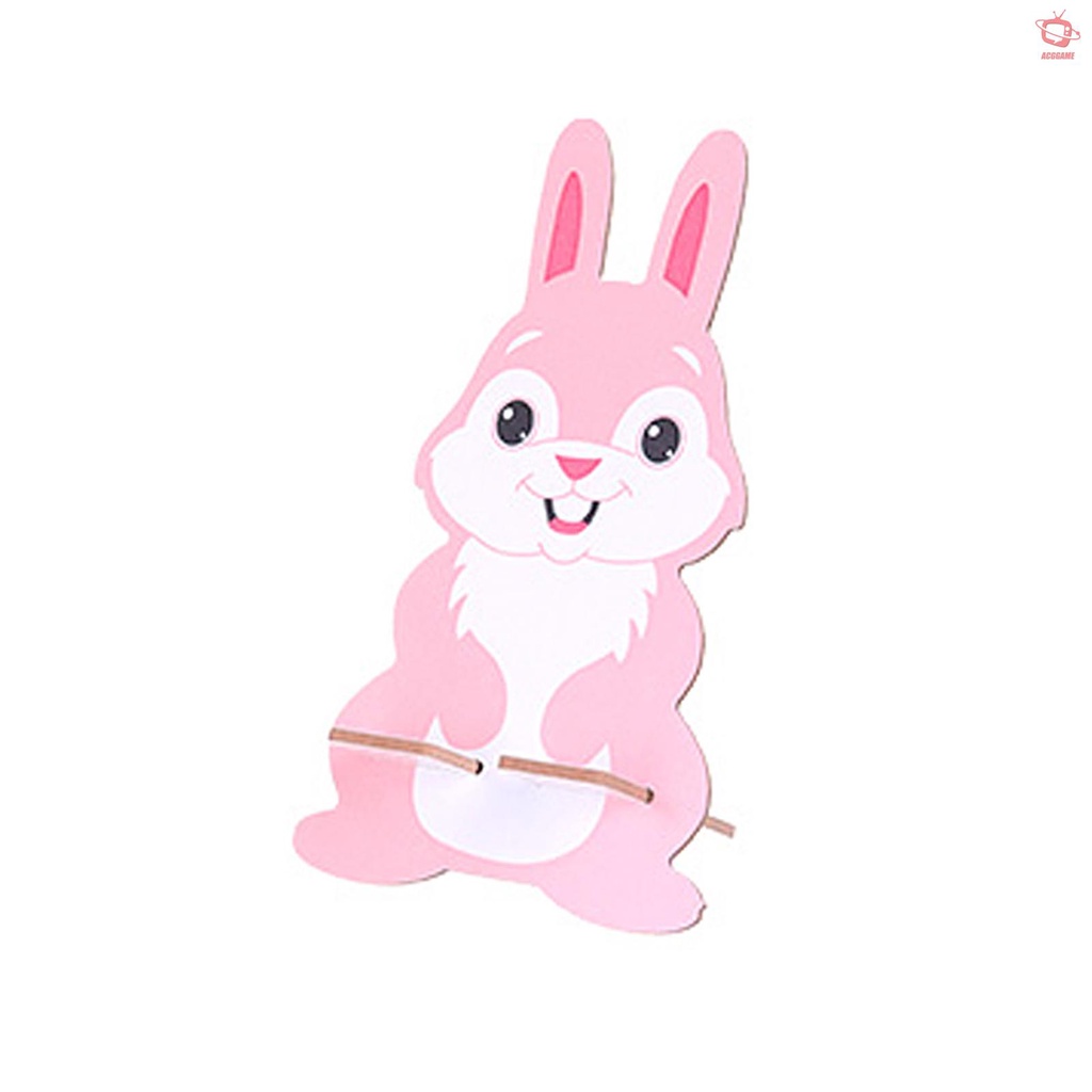 Gh Drewniany Stojak Na Telefon Kom Rkowy Cute Cartoon Bunny Desktop