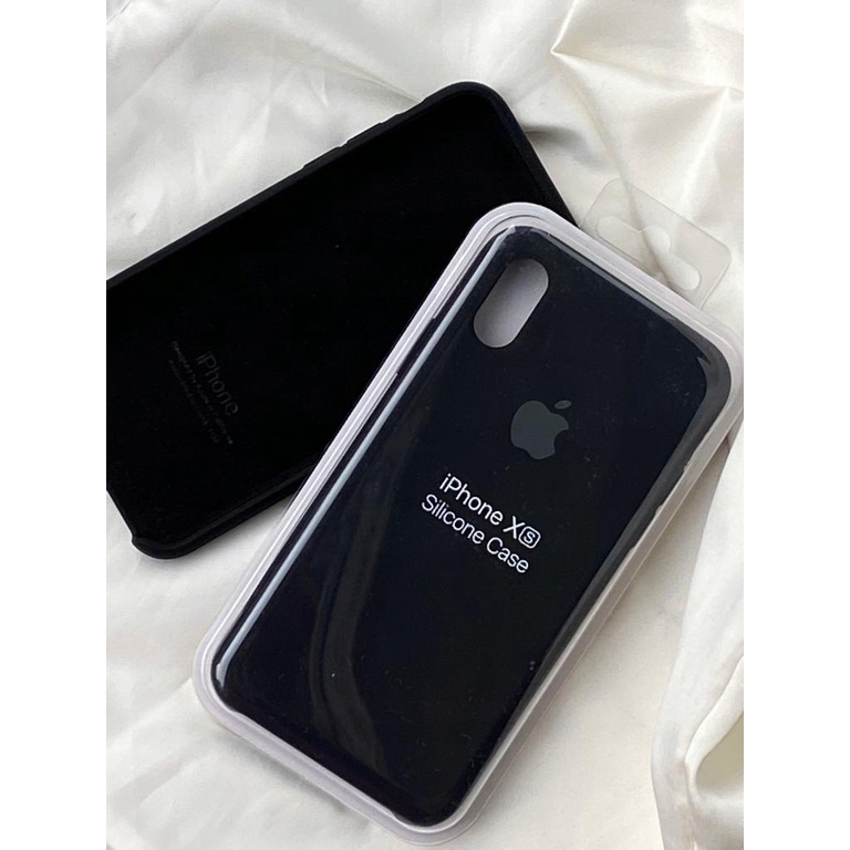 APPLE IPhone X XS Silicone Case Black Shopee Polska