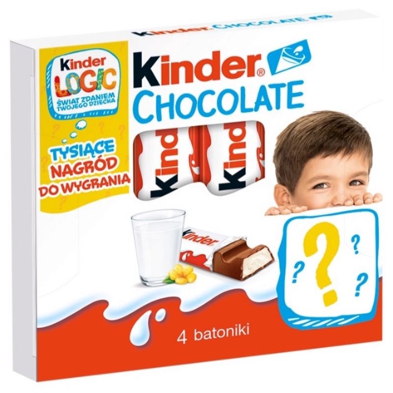 Kinder Chocolate G Batoniki Mleczne W Czekoladzie Shopee Polska