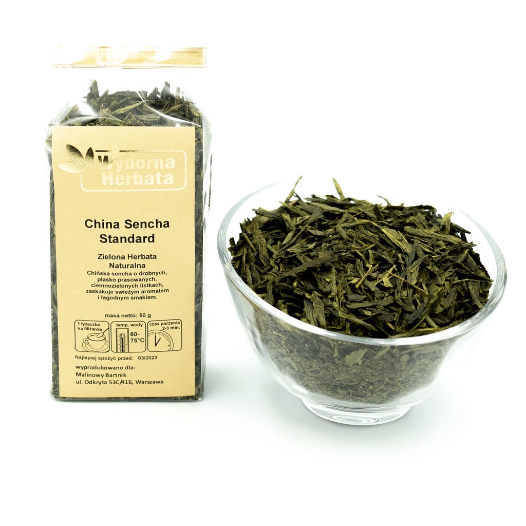 HERBATA ZIELONA CHINA SENCHA 50G Shopee Polska