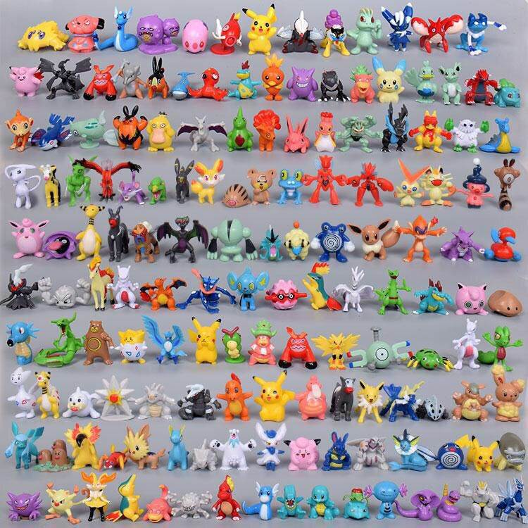 Sztuk Zestaw Sztuk Zestaw Liczne Mini Pokemon Lalka Figurki