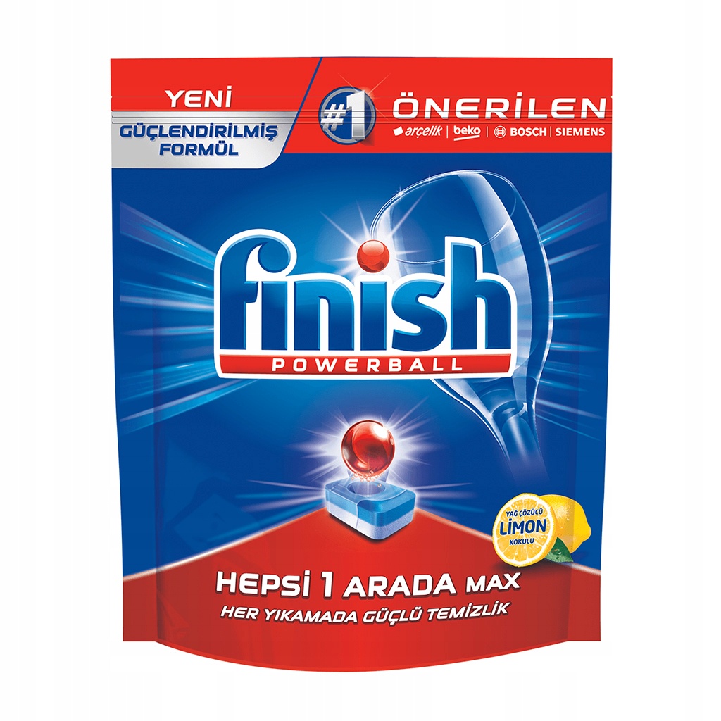 Finish Powerball Lemon Tabletki Do Zmywarki Szt Shopee Polska