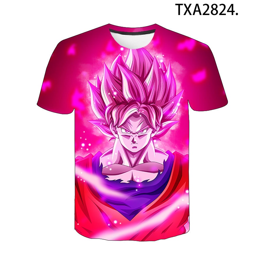 Nowy Dragon Ball Kresk Wka Harajuku Super Saiyan Goku T Shirt Moda