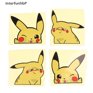 InterfunhbP 2 Sztuk Zestaw Kawaii Pikachu Naklejka Samochodowa