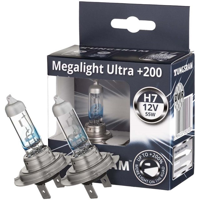 Żarówki H7 TUNGSRAM Megalight Ultra 200 12V 55W Shopee Polska