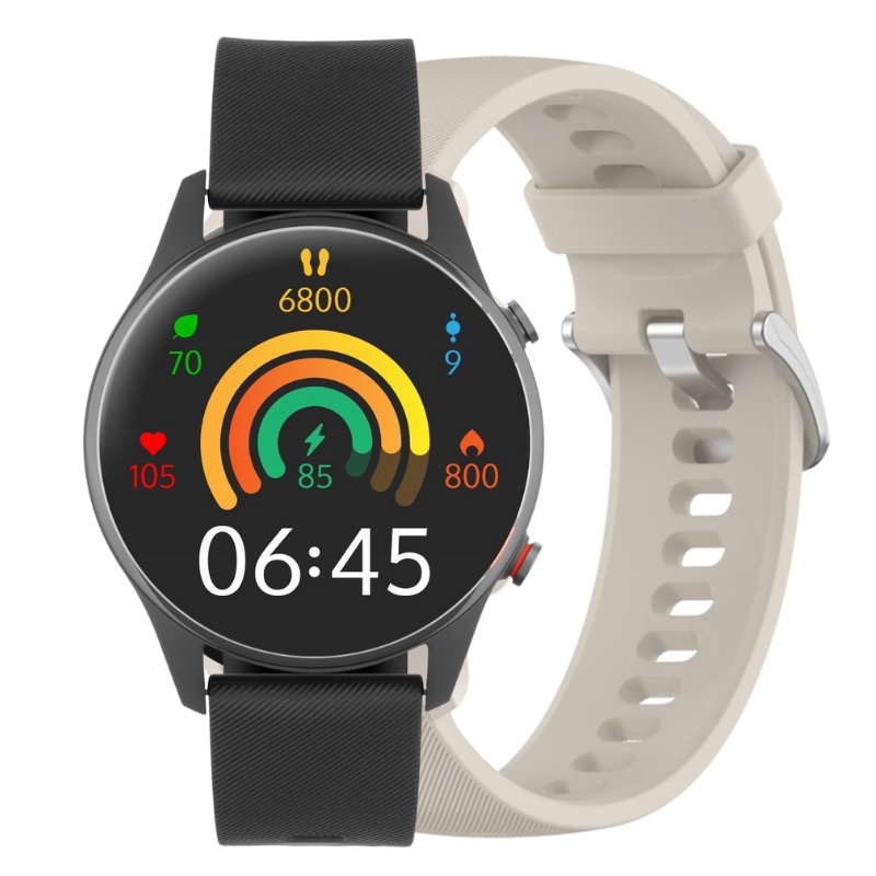 XIAOMI MI WATCH BLACK AMOLED SpO2 + KOLOROWY PASEK | Shopee Polska