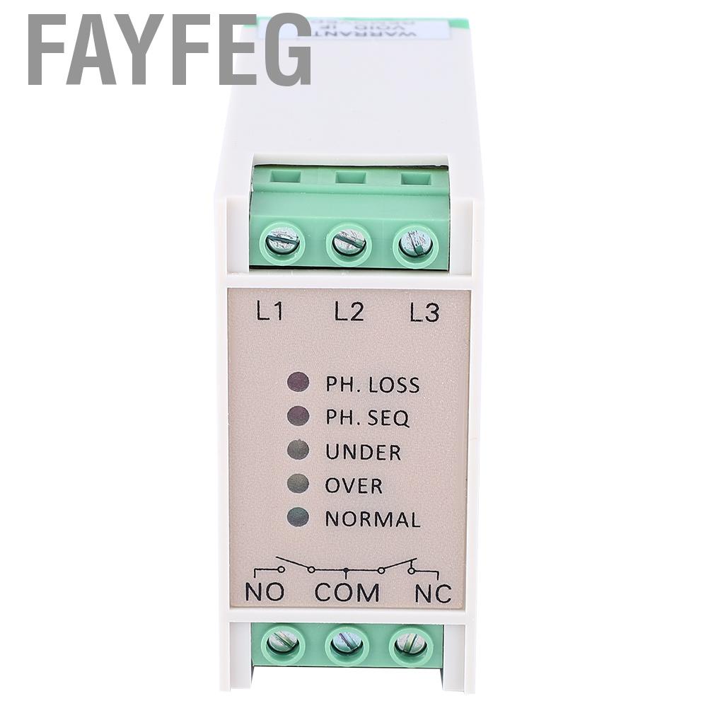 Fayfeg Current/Voltage Monitoring Relay Undervoltage Protection Phase