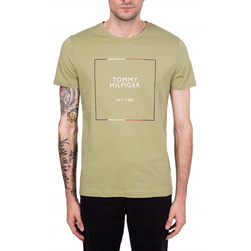 Tommy Hilfiger Koszulka sportowa Wydrukowane logo W stylu casual Moda Koszulki Koszulki sportowe 
