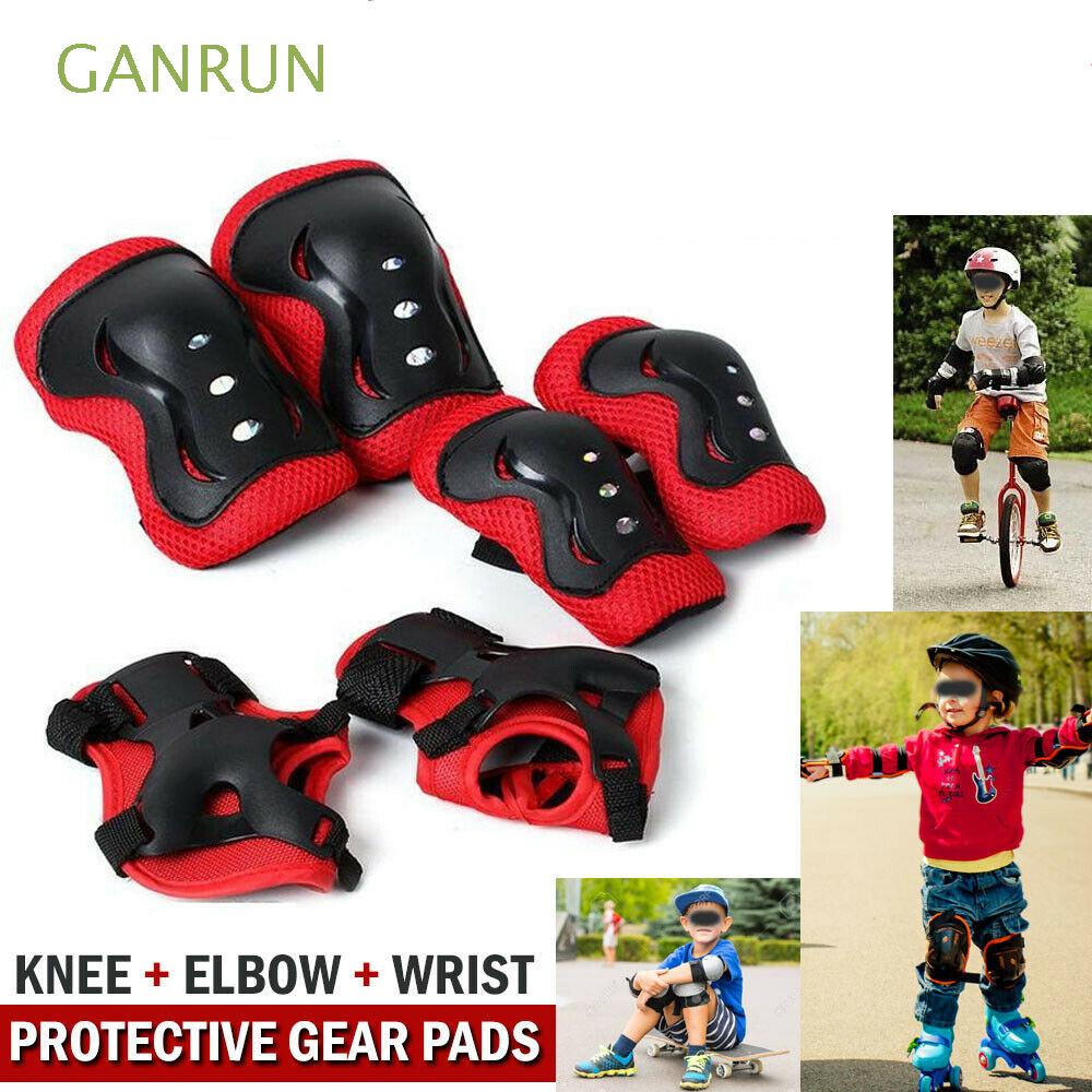 6pcs/Set Elbow Knee Support Pads Child Sports Protective Gear for Outdoor Sports Dilwe Child Safety Pad 