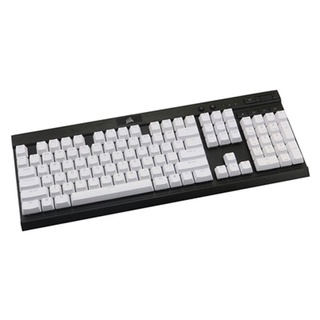 Col Black White Pbt Double Shot Backlit 104 Top Lit Shine Through Translucent Backlit Keycaps For Corsair K70 K65 K95 Rgb Mechanical Keyboard Shopee Polska
