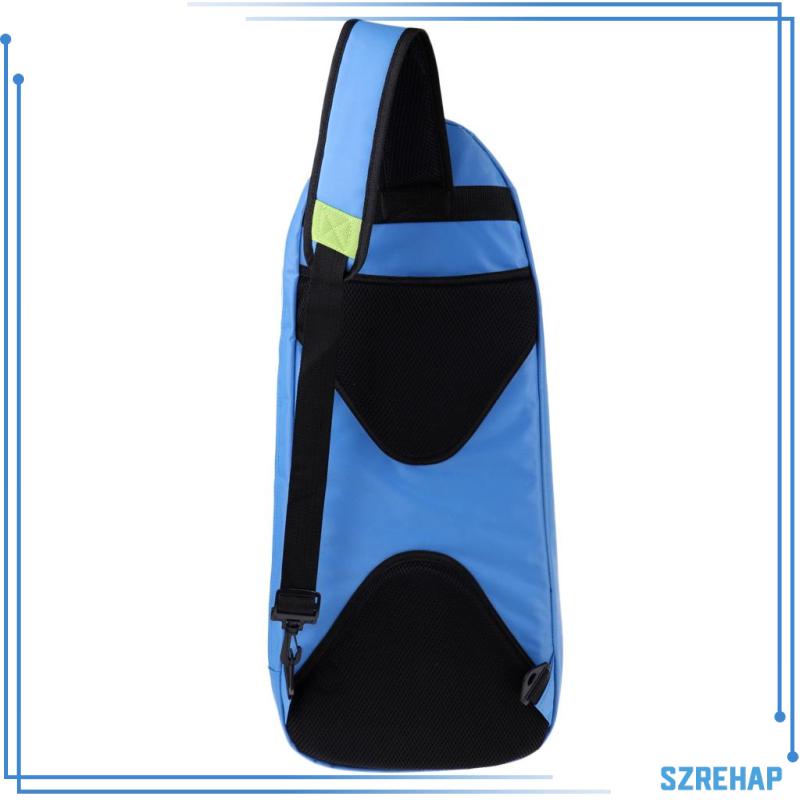 Blue Tennis Badminton Racket Cross Pack Carrier Bag MultiPurpose