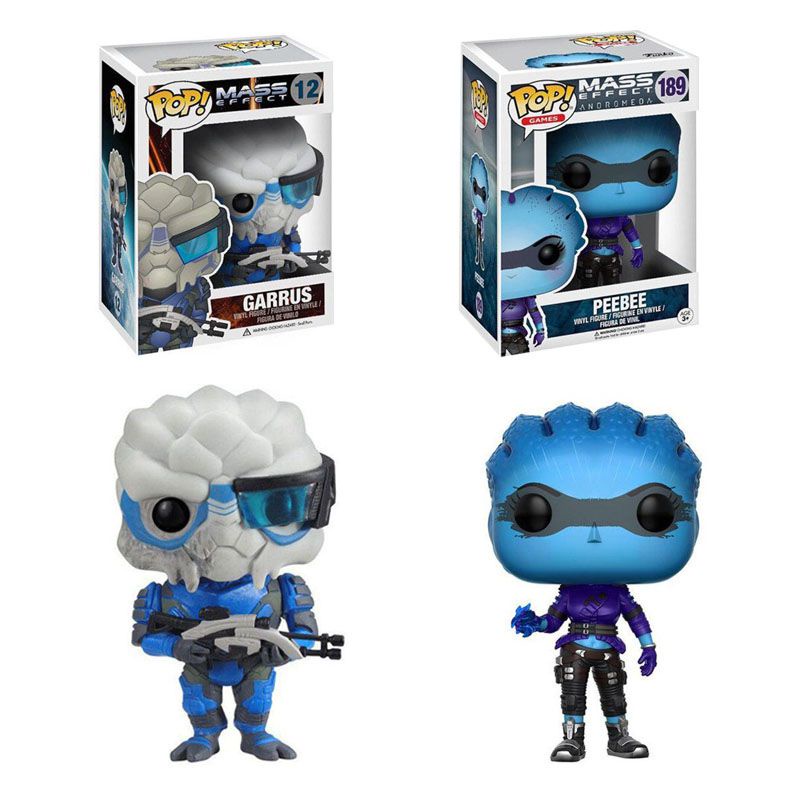 Funko Pop! Game Mass Effect Garrus Peebee Vinyl Action Figure Zabawki