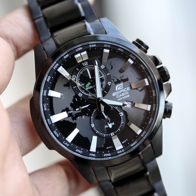 Casio Edifice EFR303 Analog Chronograph Men All Black Business Watc |  Shopee Polska