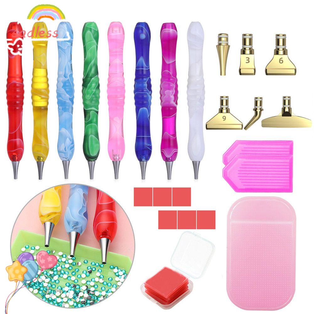 Tray Cross Stitch 5D Diamond Painting Kits Embroidery Corrector Point Drill Pen 
