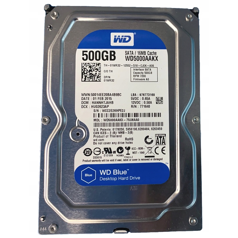 DYSK HDD WD BLUE WD5000AAKX 500GB 3,5" SATA 3 | Shopee Polska