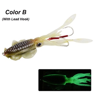 Soft Silicone Squid Skirt Lure long tail  Saltwater Octopus Bait Fishing Tackle 