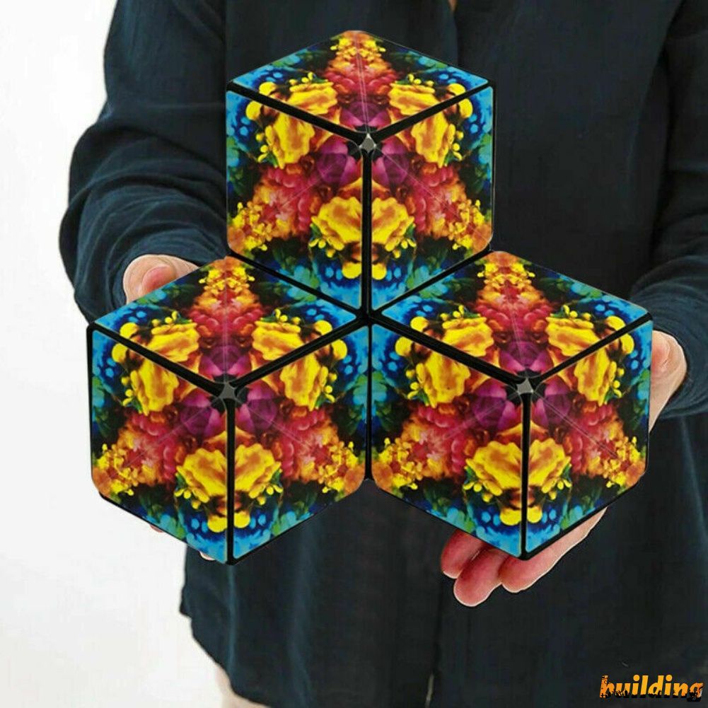 Variety Changeable Magnetic Magic Cube Anti Stress 3D Hand Flip Puzzle Toys Gift 