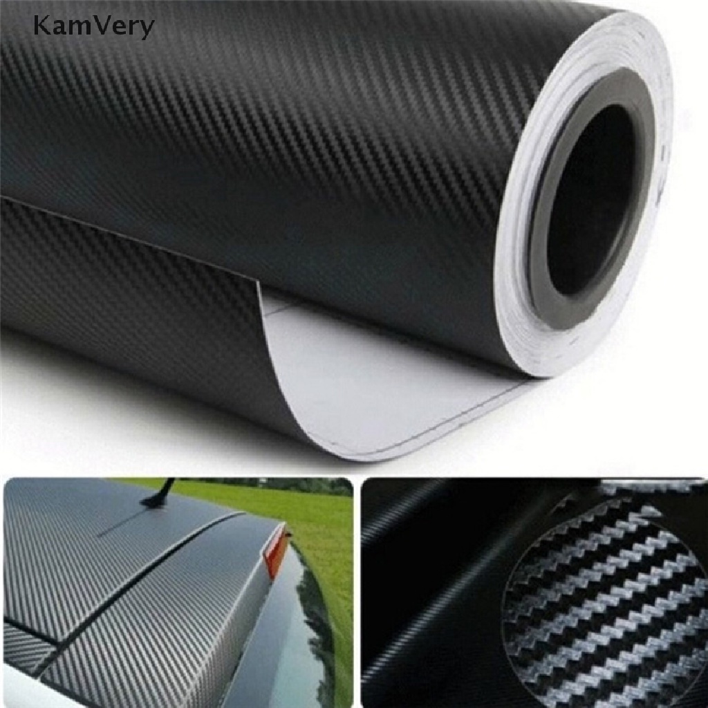 KamVery Creative 3D Carbon Fiber Folia samochodowa Wodoodporne naklejki