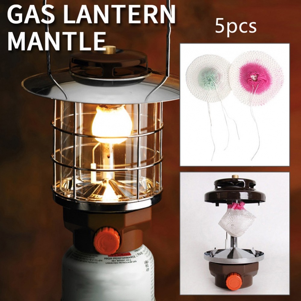 SMRT Kerosene Lantern Lights Mantles Mesh Gauze Oil Gas Lamp Mantle