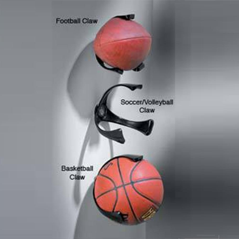 Basketball Soccer Volleyball Holder Claw Wall Mount Rack Display Ball Storage 