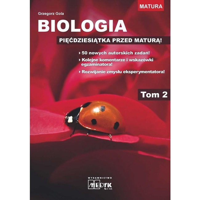 Featured image of Biologia - pięćdziesiątka przed maturą T.2 Grzegorz Gola