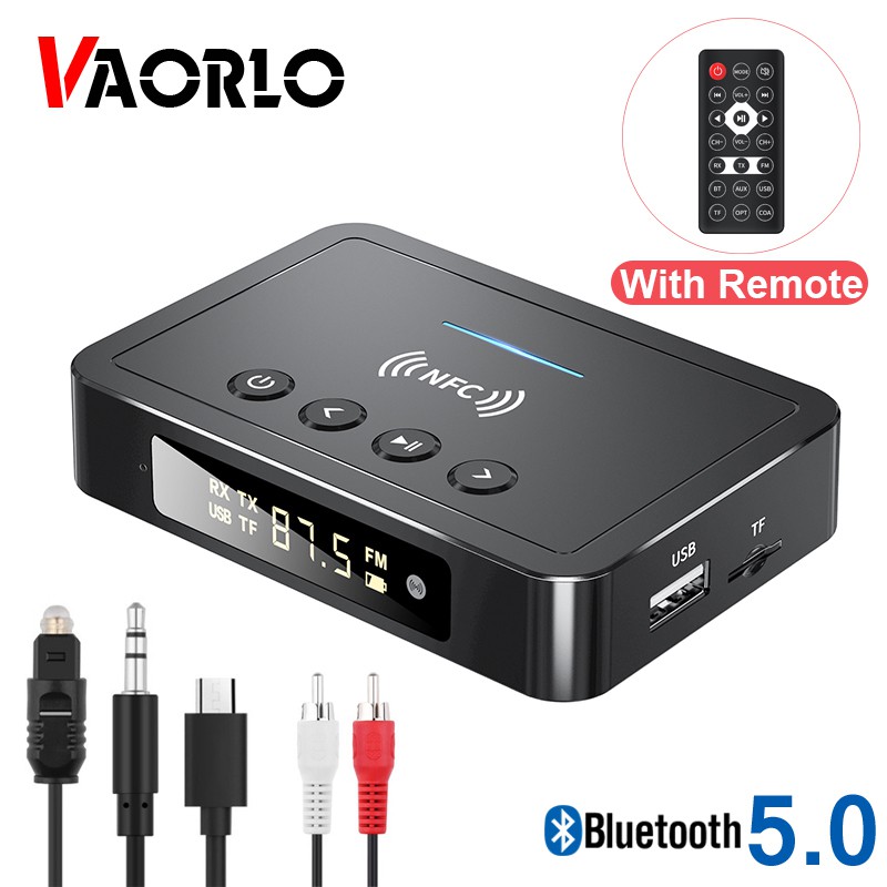 Odbiornik Bluetooth 5.0 Tranmitter FM Stereo AUX 3.5mm Jack RCA