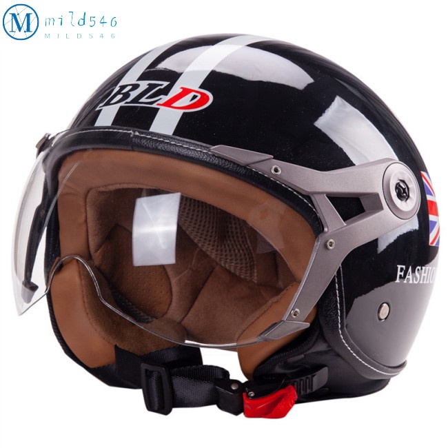 MD 3/4 Helmet Motorcycle Scooter Helmet 3/4 Open Face Halmet Motocross