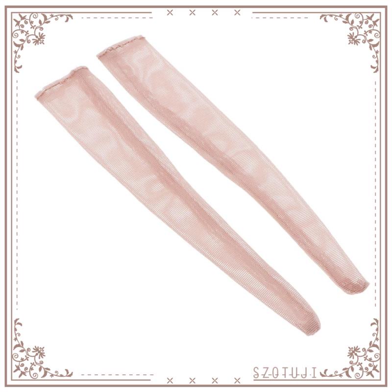 1/6 Scale Action Figure Toys Fleshcolor Long Stockings Pair Style 145mm Set