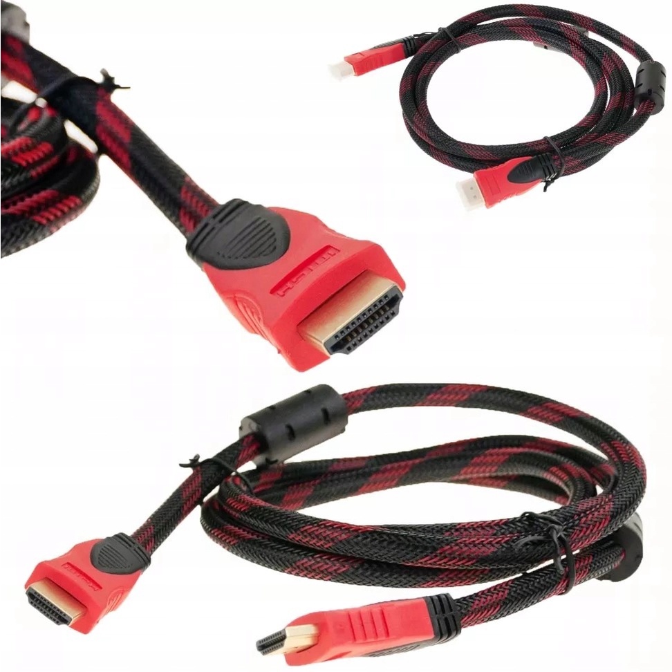 KABEL PRZEWÓD HDMI - HDMI 3M 3D - 4K FULL HD DŁUGI | Shopee Polska