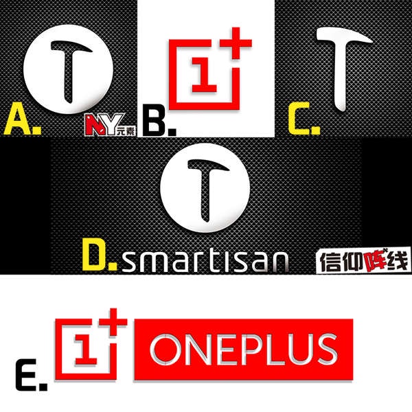 OnePlus OnePlus Hammer Smartisan LOGO LOGO Naklejka Na Telefon ...