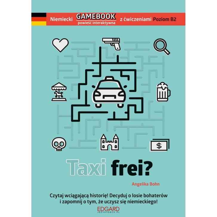 Featured image of Taxi frei? Niemiecki. Gamebook z ćwiczeniami