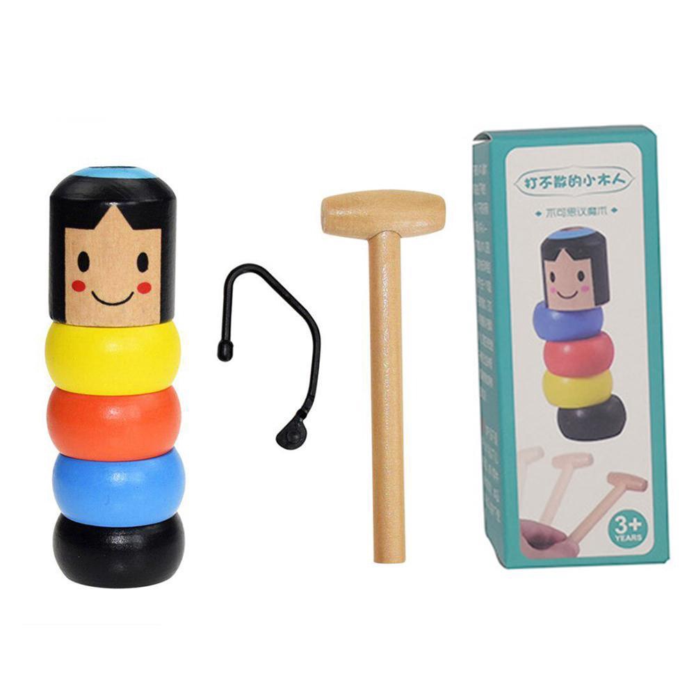 Unbreakable Wooden Man Toy Small Wooden Toys 2019