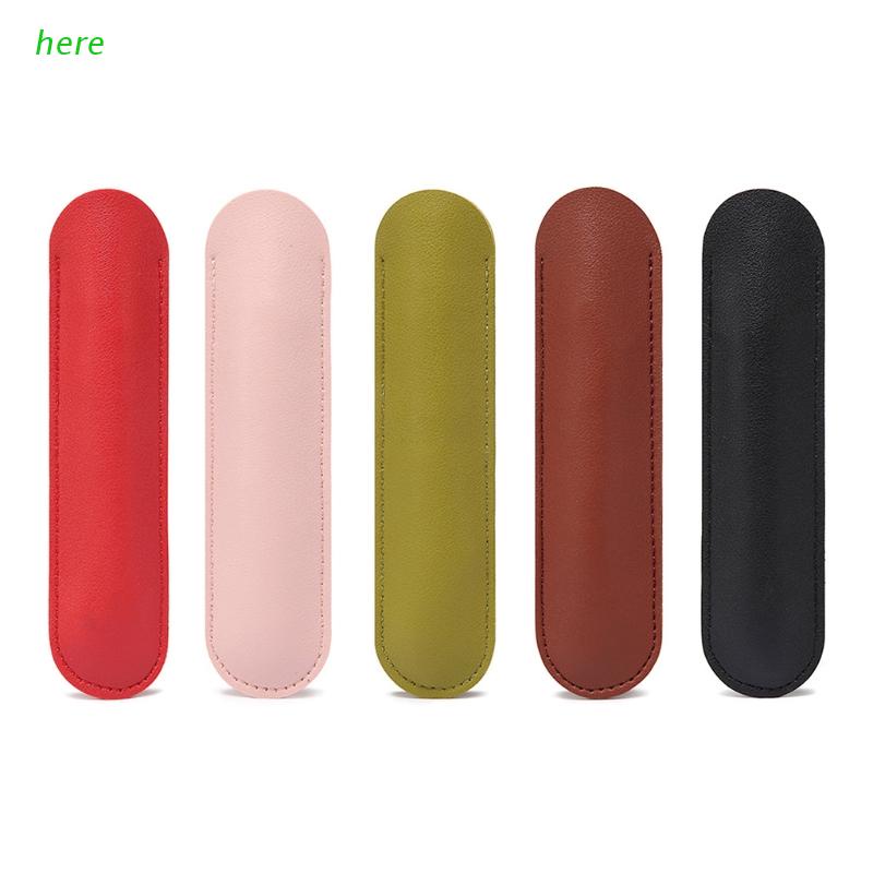 here Stylish Fountain Pen Holder Retro Leather Pen Pocket Pen Sleeve