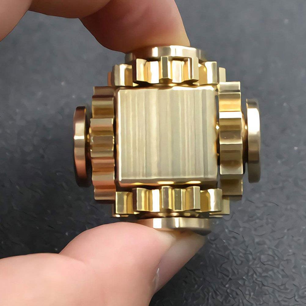 Fingertip Gyro Gear Linkage Cube Pure Copper Finger Adult C0e5 Toy Mechanical E4x0 F4e6 C3k9 Shopee Polska