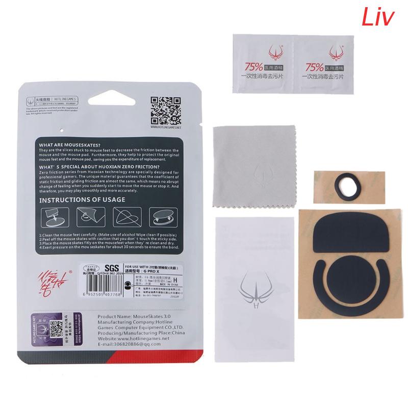 Liv Hotline Games Mouse Feet Skates for logitech G Pro X Superlight