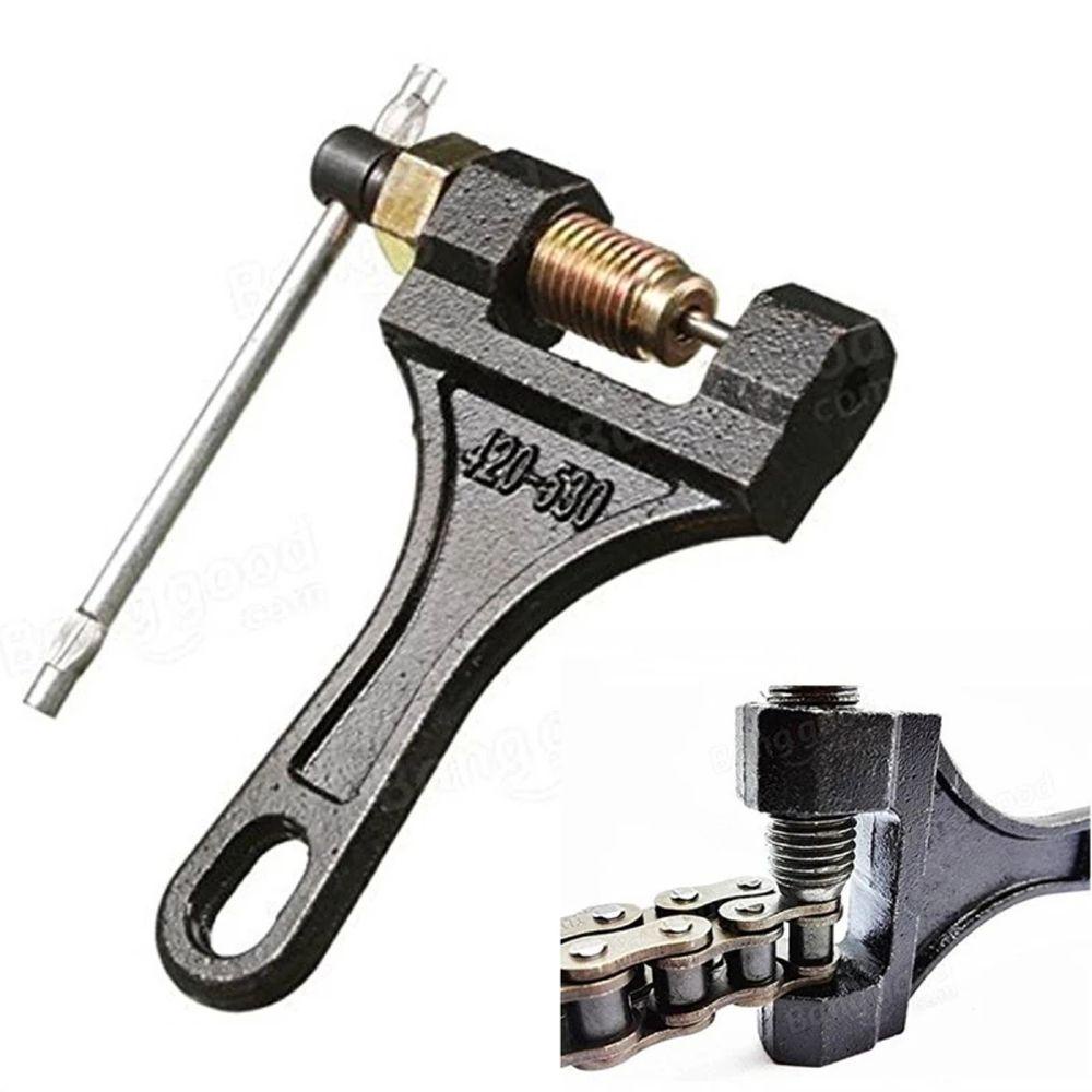 Sizes from 415 420 428 520 525 530 630 Chain Breaker Cut Tool Link Splitter Pin Remove Tool for Motorcycle Bike ATV Heavy Duty Chains 