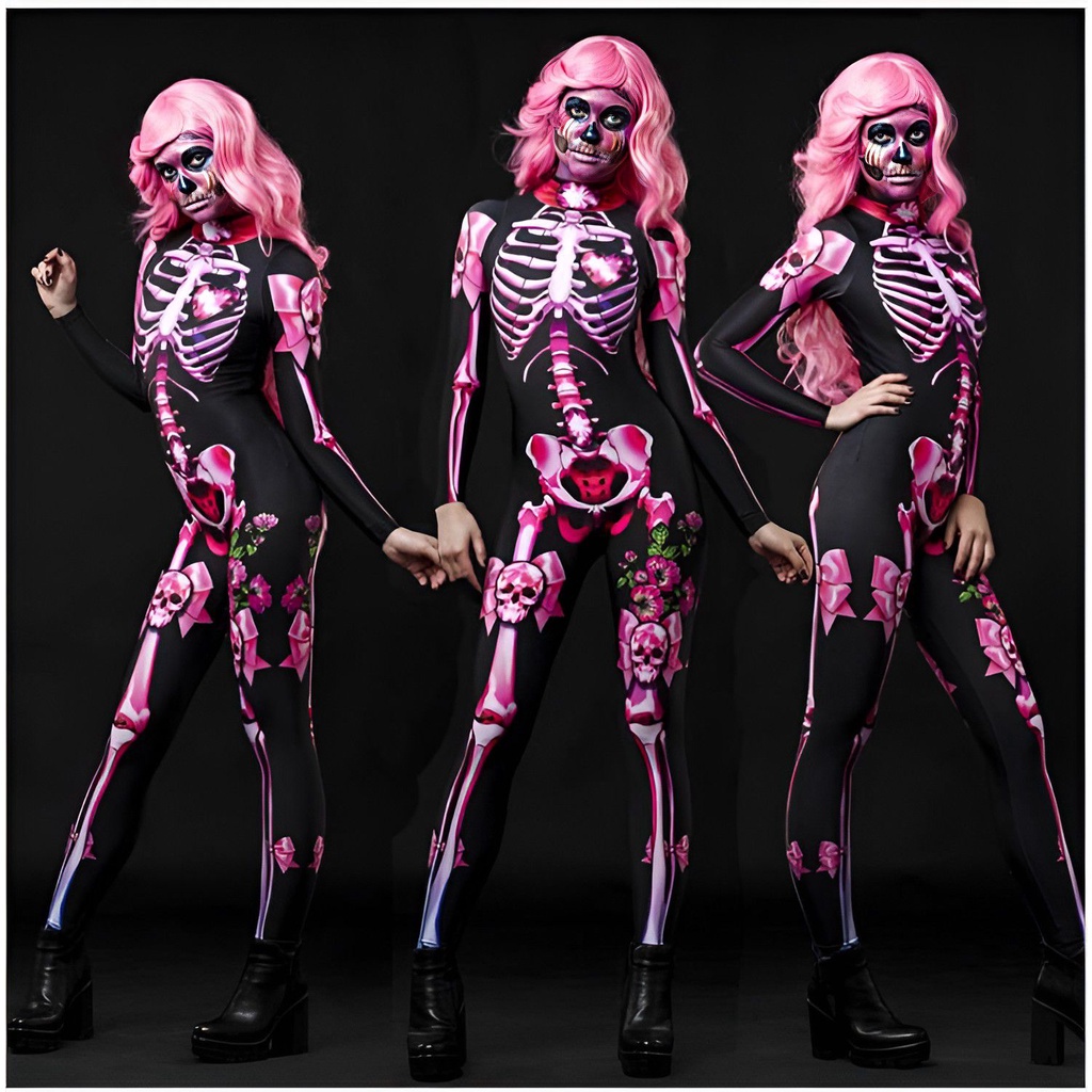 sexy sugar skull halloween costume