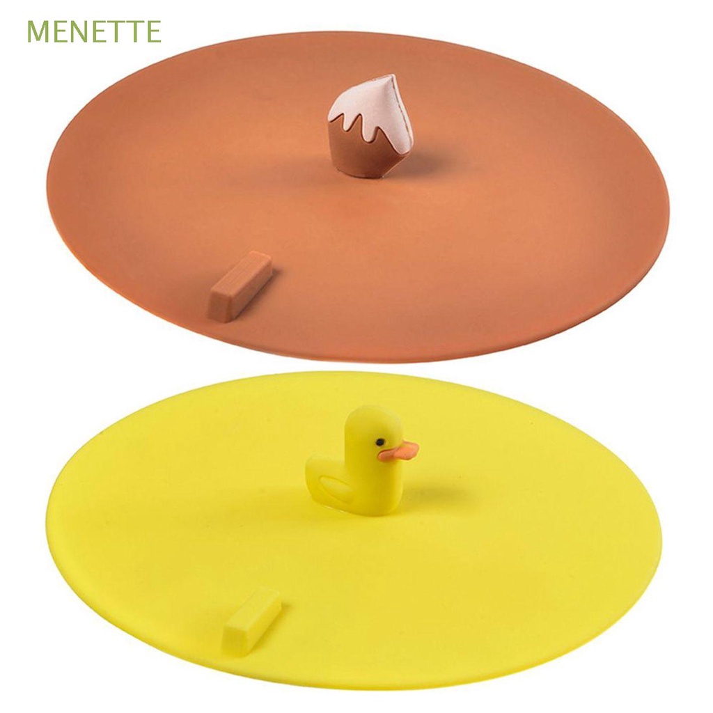 Menette 2pcs Cute Silicone Cover, How To Stop Hair In Bathtub