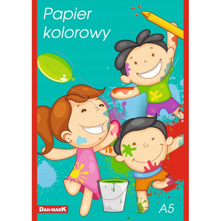 PAPIER KOLOROWY A5 8 KARTEK WYCINANKA Shopee Polska