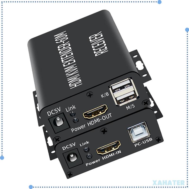 HDMI KVM Extender 60M Transmitter Receiver Plug Type AU Shopee Polska
