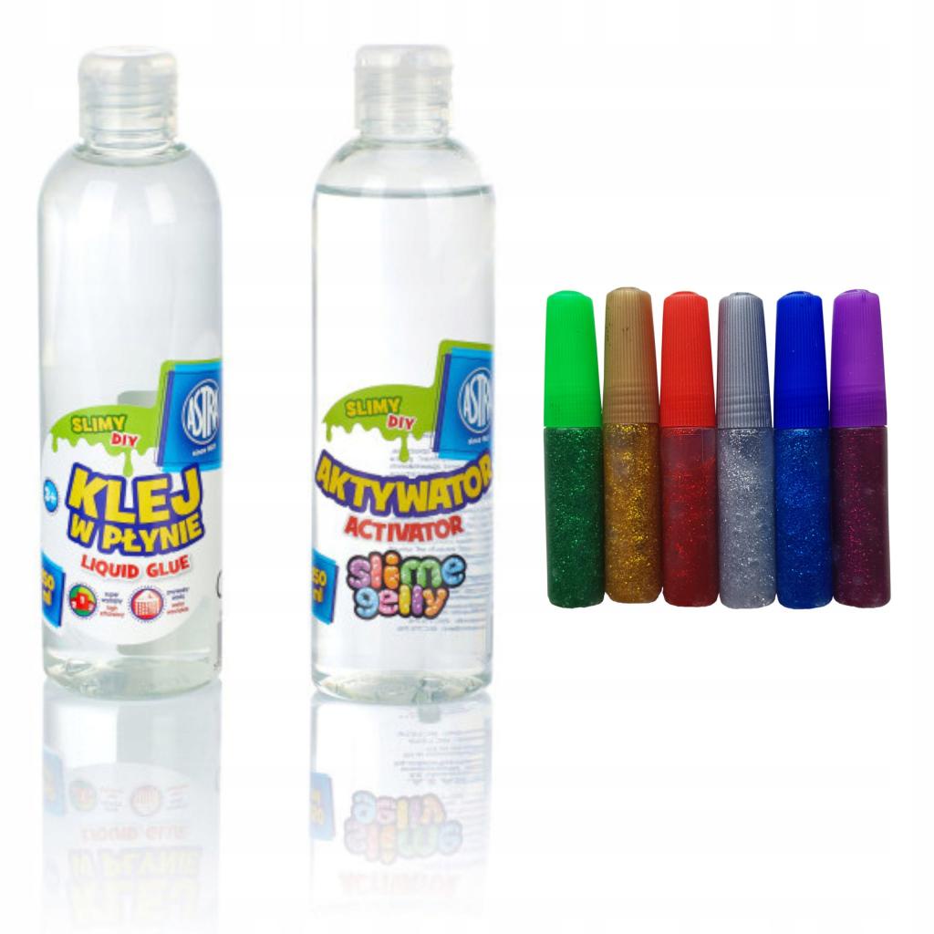 Jak Się Robi Aktywator Do Slime ASTRA ZESTAW KLEJ AKTYWATOR DO SLIME GELLY 250 ML | Shopee Polska