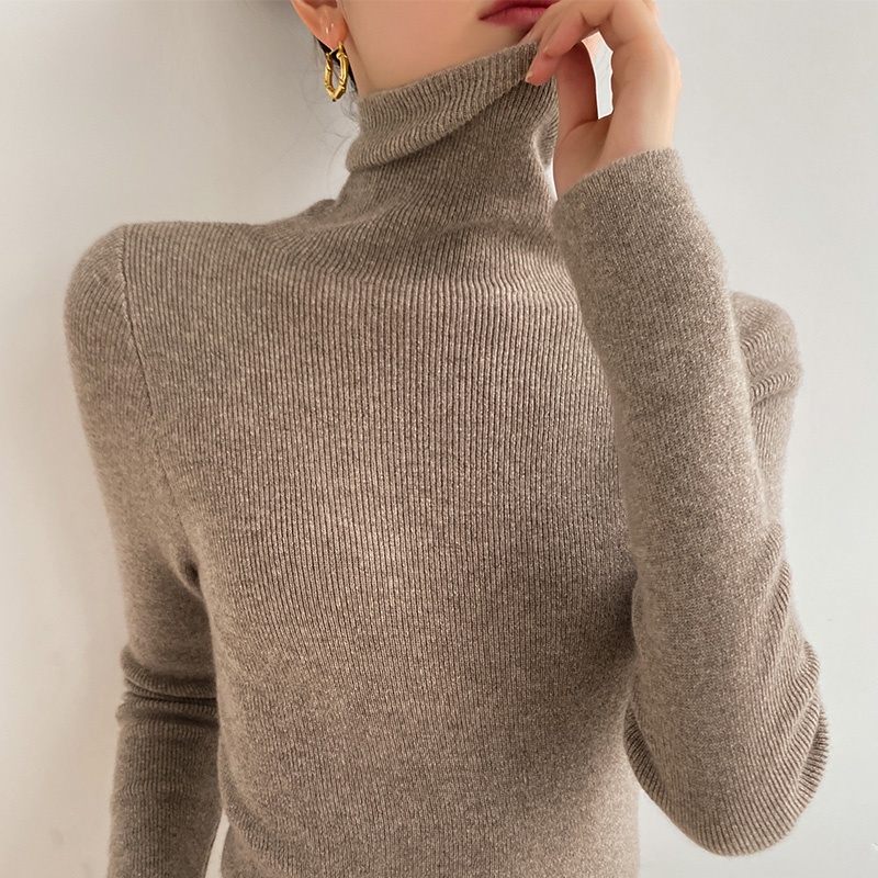 Moreland Sweter z okr\u0105g\u0142ym dekoltem br\u0105zowy W stylu casual Moda Swetry Swetry z okrągłym dekoltem 