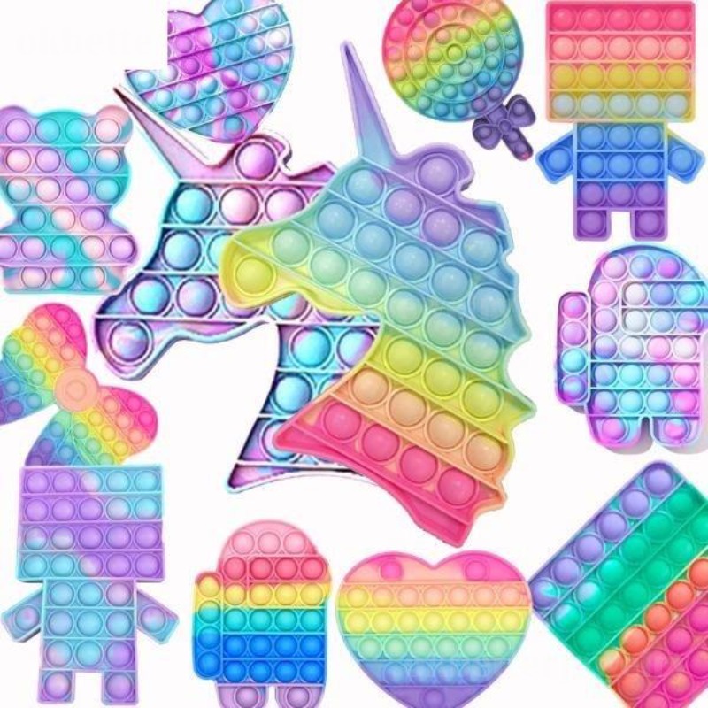 Fidget Toys/Pop It/Popet Toy/Push Sensor Bubble Box Simple Dimple