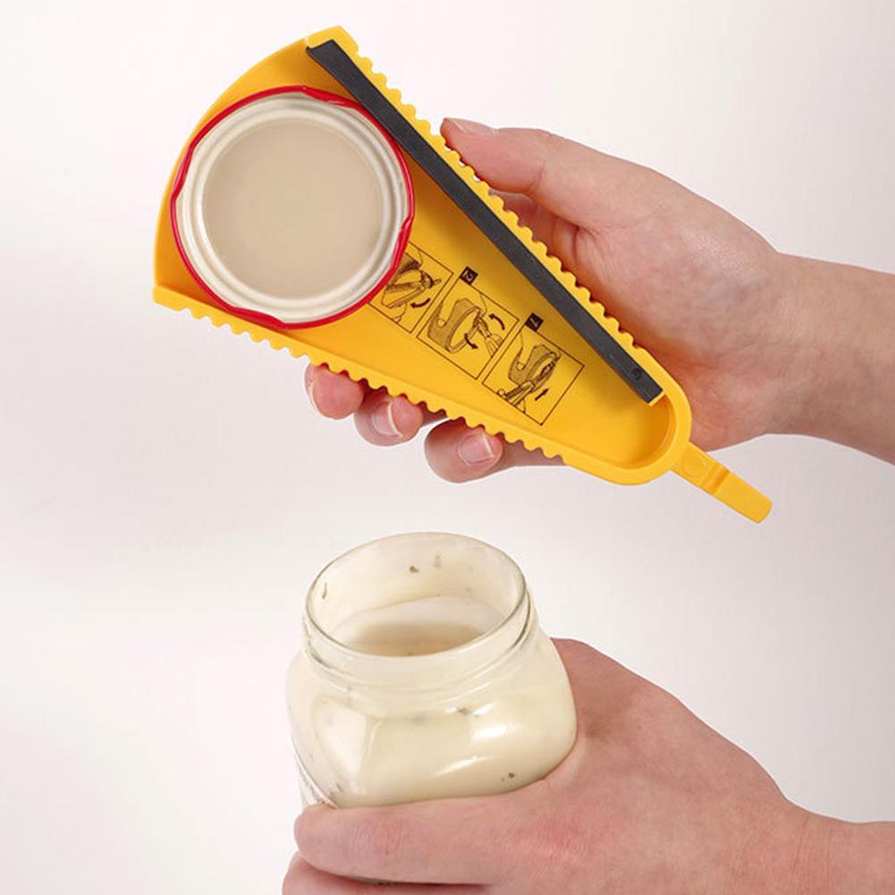 Multi function Bottle Opener Jar Easy Grip Twist Off Lid Quick Opening 