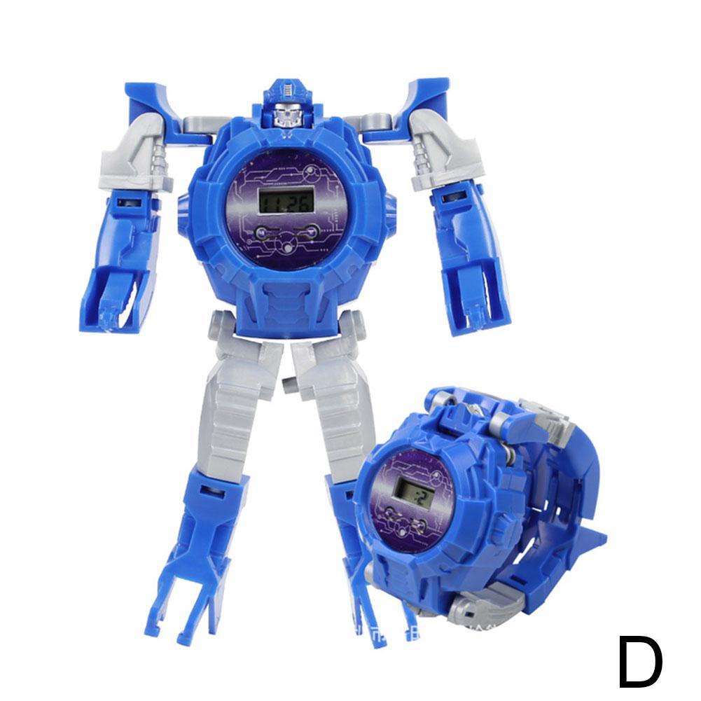 Cartoon Electronic Kids Watch Transformers Robot Watch Zabawka C9I3