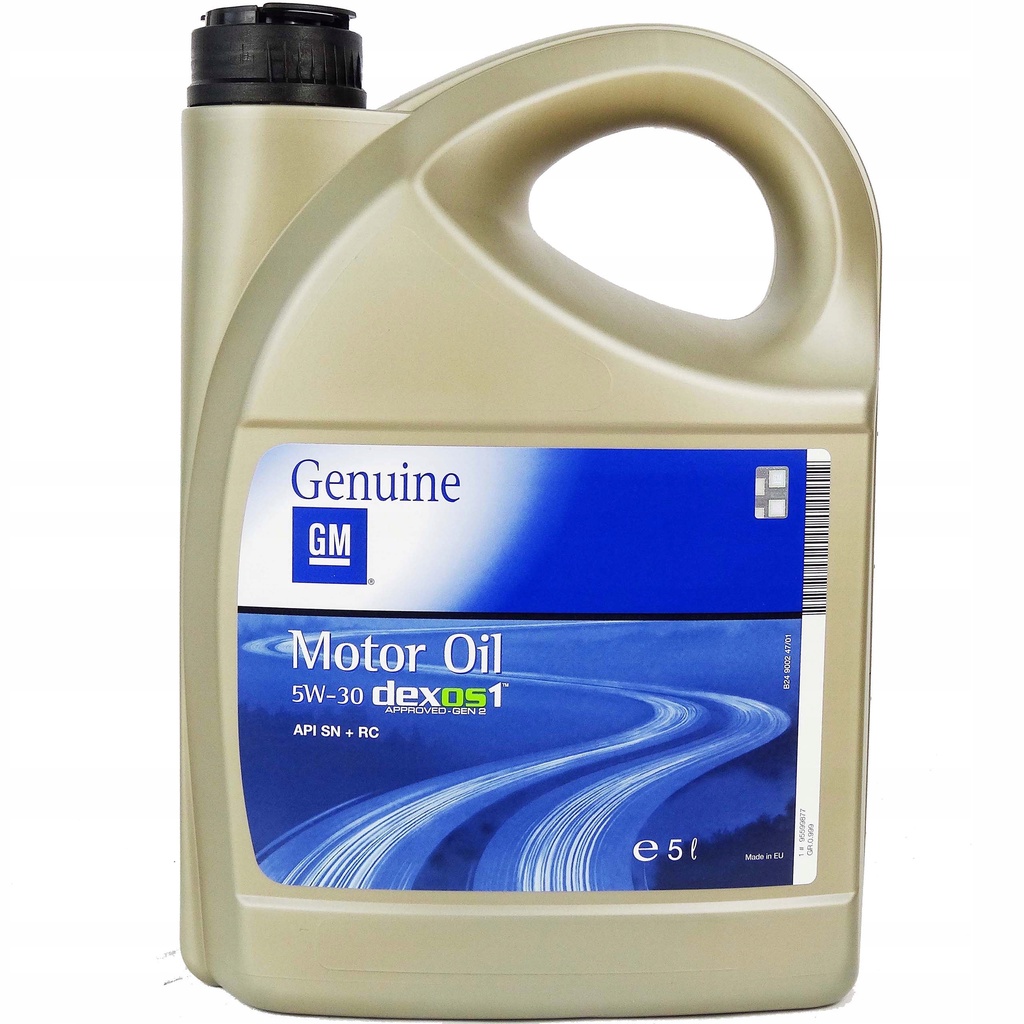 OLEJ GM MOTOR OIL 5W30 Dexos1 GEN2 5L | Shopee Polska