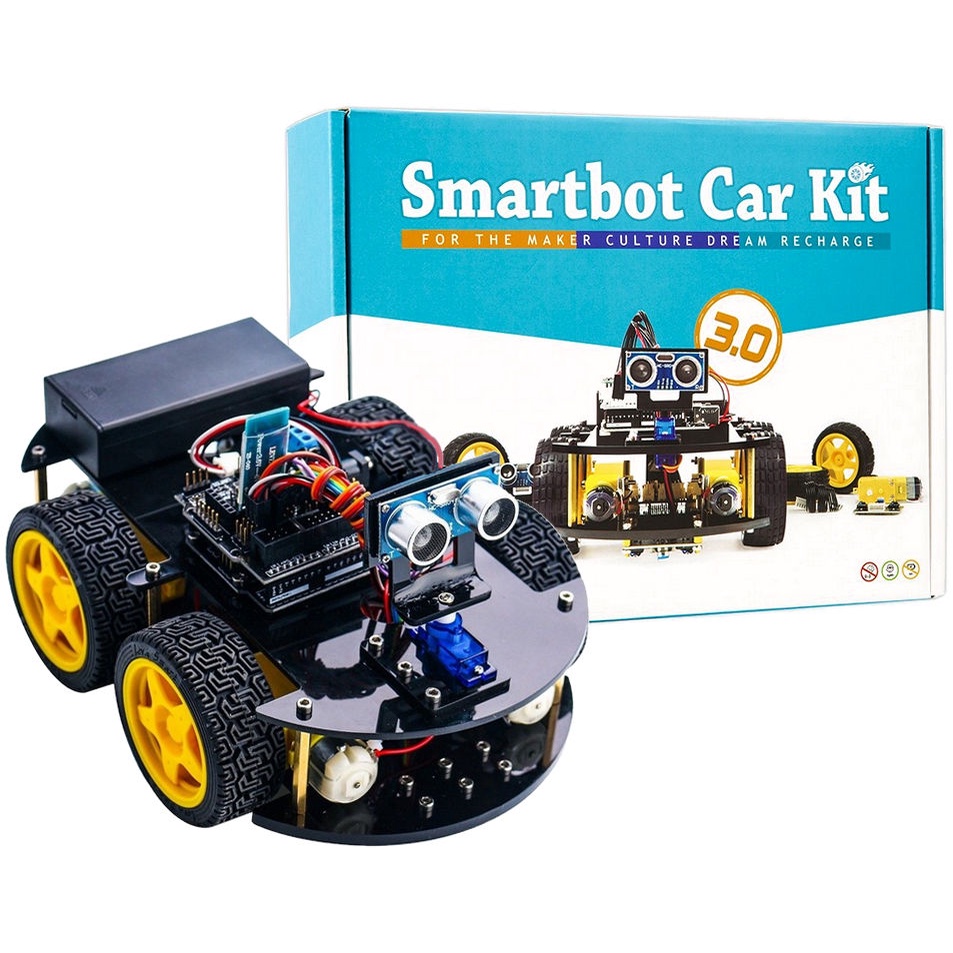 Zestaw Robot Smartbot Car Kit 3.0 4X4 Arduino | Shopee Polska